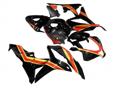 Carena Moto Honda CBR600RR 2007-2008 - Rosso Oro Nero Lucido