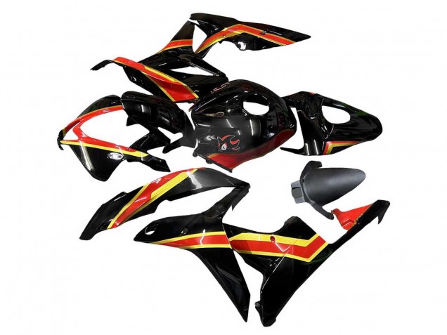 Carena Moto Honda CBR600RR 2007-2008 - Rosso Oro Nero Lucido