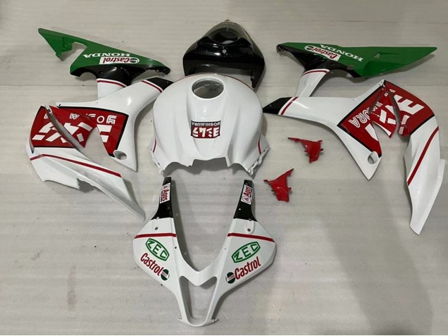 Carena Moto Honda CBR600RR 2007-2008 - Bianco Verde Rosso Castrol