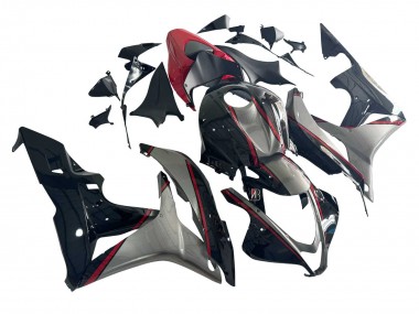 Carena Moto Honda CBR600RR 2007-2008 - Argento Rosso Nero Lucido