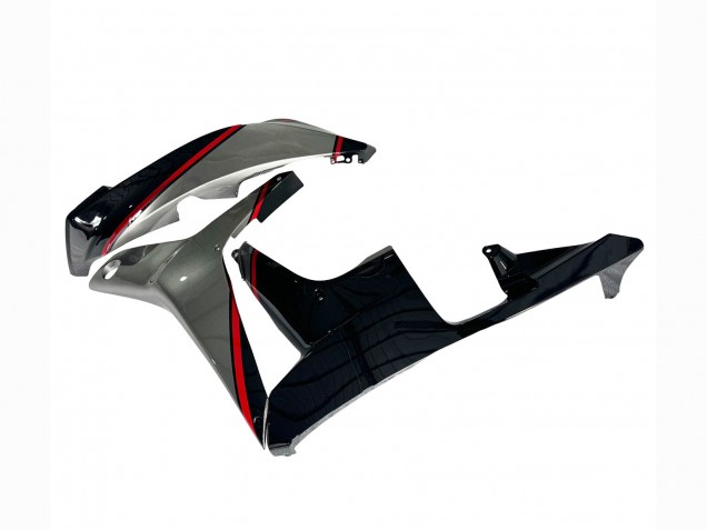 Carena Moto Honda CBR600RR 2007-2008 - Argento Rosso Nero Lucido