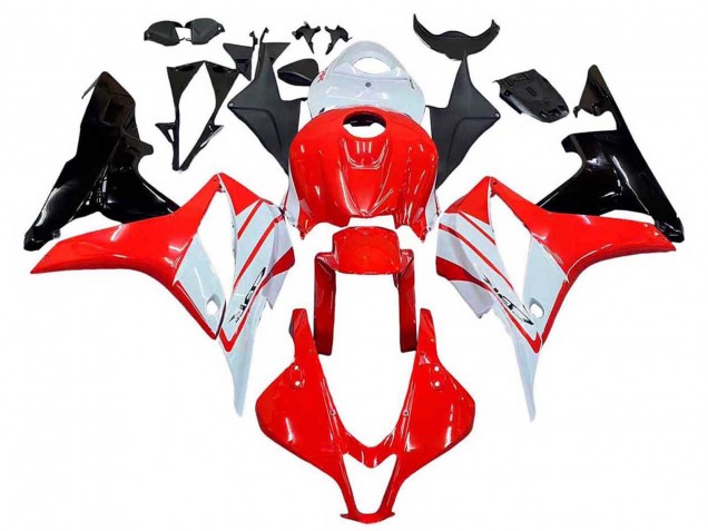 Carena Moto Honda CBR600RR 2007-2008 - Bianco Rosso Nero Lucido