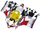 Carena Moto Honda CBR600RR 2007-2008 - Bianco Giallo Rosso Repsol HRC