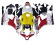 Carena Moto Honda CBR600RR 2007-2008 - Bianco Giallo Rosso Repsol HRC
