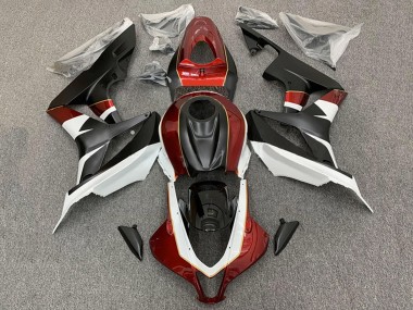 Carena Moto Honda CBR600RR 2007-2008 - Bianco Rosso Nero Opaco