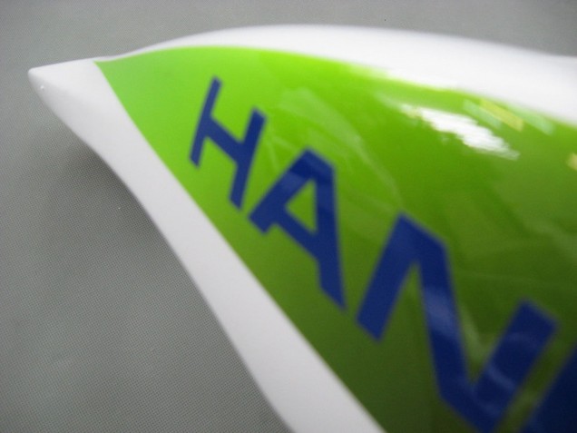 Carena Moto Honda CBR600RR 2007-2008 - Bianco Verde Giallo Nero Lucido Hannspree