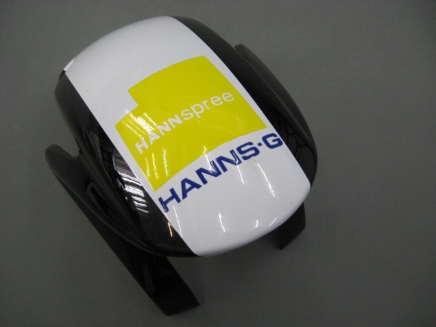 Carena Moto Honda CBR600RR 2007-2008 - Bianco Verde Giallo Nero Lucido Hannspree