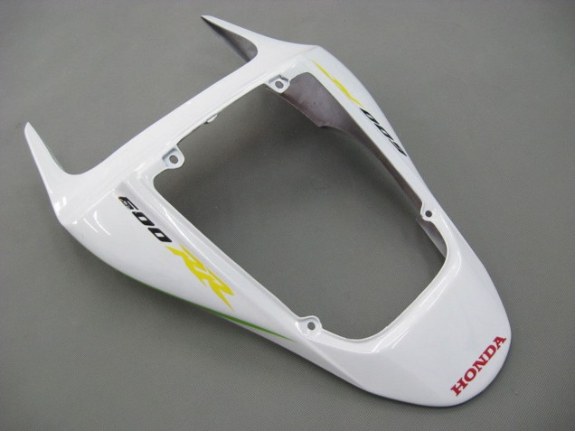 Carena Moto Honda CBR600RR 2007-2008 - Bianco Verde Giallo Nero Lucido Hannspree