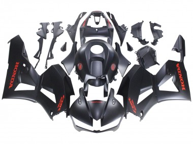 Carena Moto Honda CBR600RR 2013-2023 - Nero Opaco Rosso Decals
