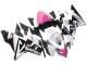 Carena Moto Kawasaki ZX10R 2004-2005 - Nero Rosa Bianco Playboy Motul