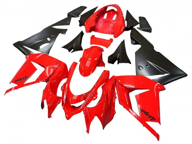 Carena Moto Kawasaki ZX10R 2004-2005 - Rosso Nero Ninja
