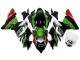 Carena Moto Kawasaki ZX10R 2004-2005 - Bianco Nero Verde Elf