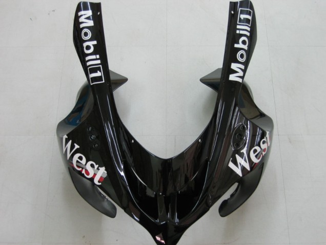 Carena Moto Kawasaki ZX10R 2004-2005 - Bianco Nero West Ninja