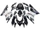 Carena Moto Kawasaki ZX10R 2004-2005 - Bianco Nero West Ninja