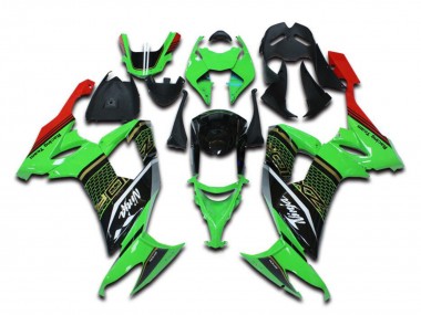 Carena Moto Kawasaki ZX10R 2006-2007 - Verde Rosso Nero