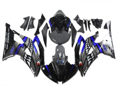 Carene Moto Yamaha YZF R6 2008-2016 - Blu Argento Grigio Squalo