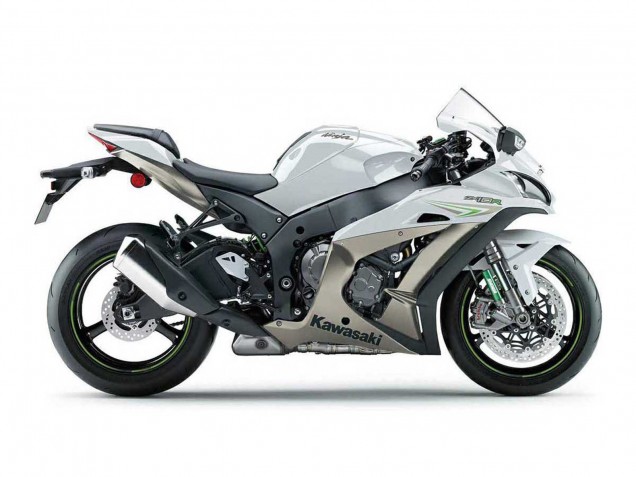 Carena Moto Kawasaki ZX10R 2016-2020 - Bianco Perla Verde