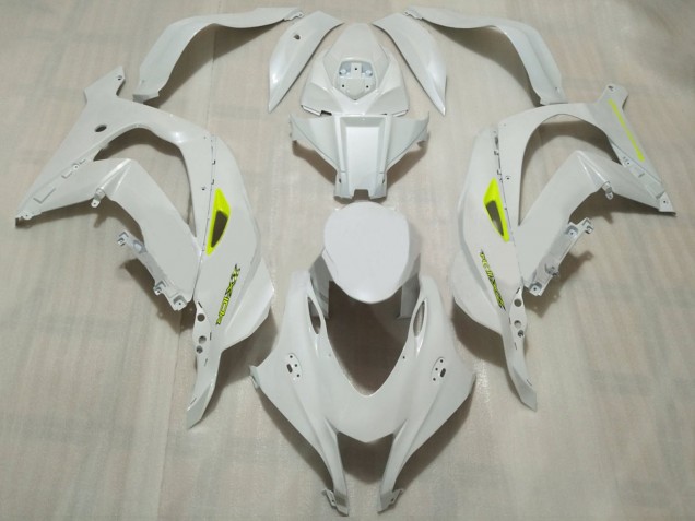 Carena Moto Kawasaki ZX10R 2016-2020 - Bianco Neon Giallo