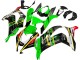 Carena Moto Kawasaki ZX10R 2016-2020 - Verde Giallo Rosso Nero Elf Mostro