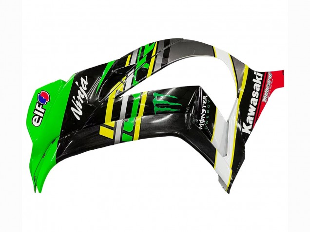 Carena Moto Kawasaki ZX10R 2016-2020 - Verde Giallo Rosso Nero Elf Mostro