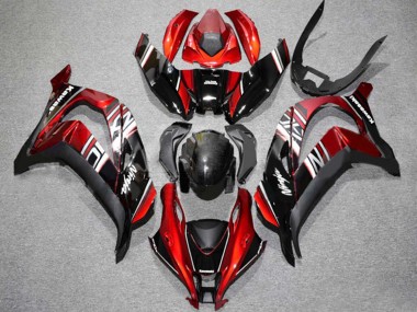 Carena Moto Kawasaki ZX10R 2016-2020 - Rosso Nero Lucido Bianco