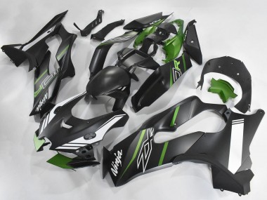Carena Moto Kawasaki ZX10R 2021-2025 - Nero Opaco Verde Bianco