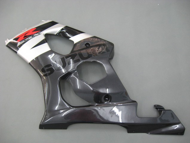 Carena Moto Suzuki GSXR 1000 2003-2004 - Nero Lucido Bianco Grigio Rosso