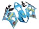 Carena Moto Suzuki GSXR 1000 2003-2004 - Azzurro Chiaro Giallo Nero Rizla Motul
