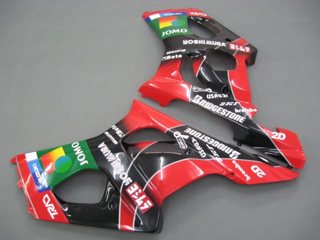 Carena Moto Suzuki GSXR 1000 2003-2004 - Rosso Giallo Blu Verde Nero JOMO