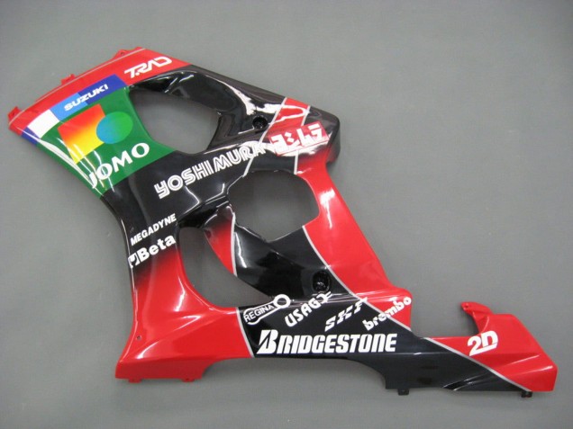 Carena Moto Suzuki GSXR 1000 2003-2004 - Rosso Giallo Blu Verde Nero JOMO