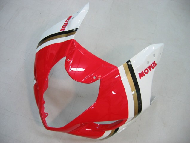 Carena Moto Suzuki GSXR 1000 2003-2004 - Bianco Rosso Motul Lucky Strike