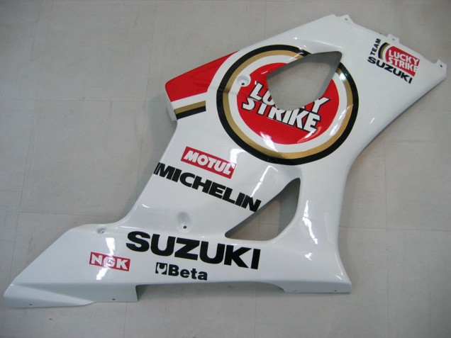 Carena Moto Suzuki GSXR 1000 2003-2004 - Bianco Rosso Motul Lucky Strike