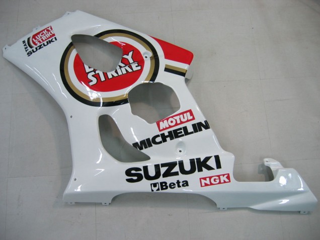 Carena Moto Suzuki GSXR 1000 2003-2004 - Bianco Rosso Motul Lucky Strike