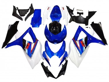 Carena Moto Suzuki GSXR 1000 2007-2008 - Bianco Blu Nero Rosso