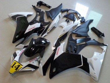Carene Moto Honda CBR500R 2013-2015 - Bianco Giallo Nero Lucido DENSO