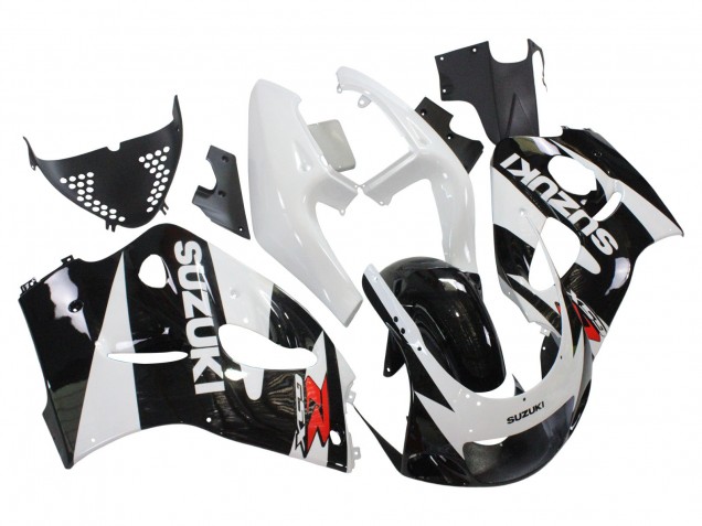 Carena Moto Suzuki GSXR 600 / GSXR 750 1996-2000 - Nero Bianco
