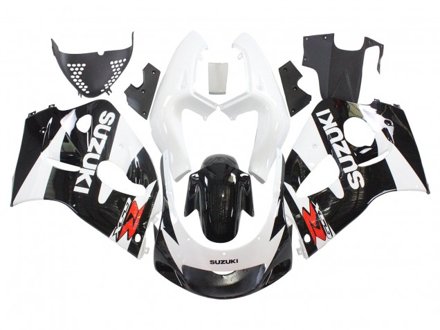 Carena Moto Suzuki GSXR 600 / GSXR 750 1996-2000 - Nero Bianco