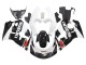 Carena Moto Suzuki GSXR 600 / GSXR 750 1996-2000 - Nero Bianco