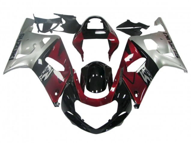 Carena Moto Suzuki GSXR 600 / GSXR 750 1996-2000 - Blu Scuro Bianco