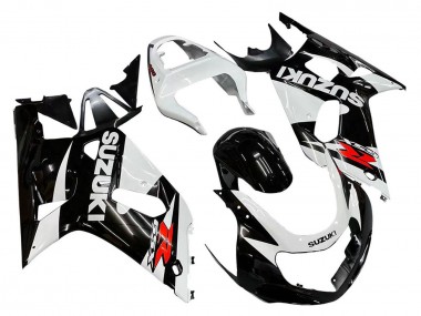 Carena Moto Suzuki GSXR 600 / GSXR 750 2001-2003 - Bianco Nero Lucido Rosso