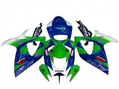 Carena Moto Suzuki GSXR 600 / GSXR 750 2004-2005 - Bianco Blu Verde
