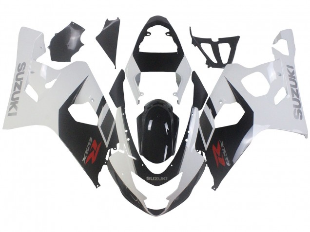 Carena Moto Suzuki GSXR 600 / GSXR 750 2004-2005 - Bianco Nero Rosso