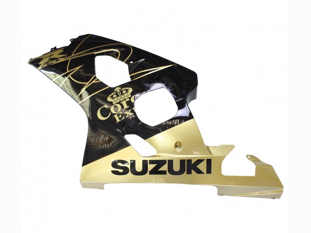 Carena Moto Suzuki GSXR 600 / GSXR 750 2004-2005 - Nero Lucido Oro Corona