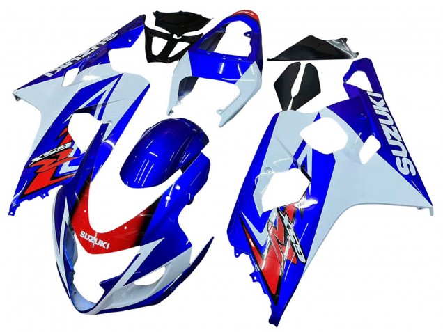 Carena Moto Suzuki GSXR 600 / GSXR 750 2004-2005 - Bianco Blu Rosso