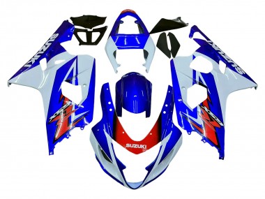 Carena Moto Suzuki GSXR 600 / GSXR 750 2004-2005 - Bianco Blu Rosso