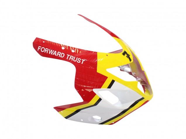 Carena Moto Suzuki GSXR 600 / GSXR 750 2004-2005 - Bianco Rosso Giallo Michelin Texaon Heron 7