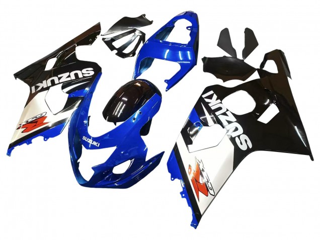 Carena Moto Suzuki GSXR 600 / GSXR 750 2004-2005 - Blu Bianco Nero