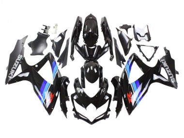 Carena Moto Suzuki GSXR 600 / GSXR 750 2008-2010 - Nero Lucido Blu