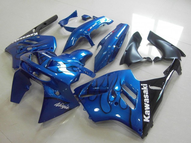 Carena Moto Kawasaki ZX9R 1994-1997 - Blu Nero Fiamma