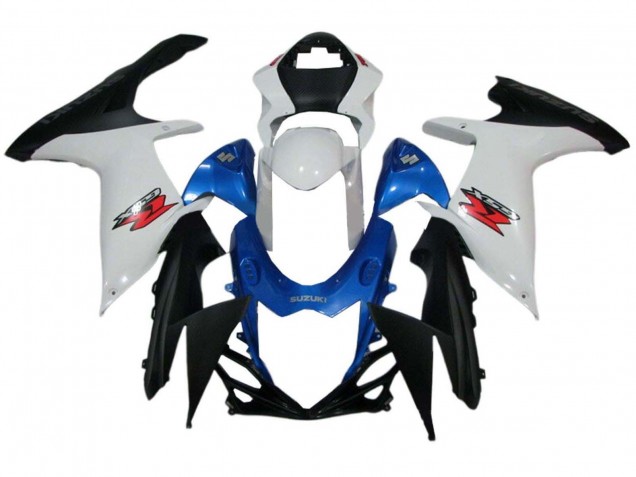 Carena Moto Suzuki GSXR 600 / GSXR 750 2011-2024 - Bianco Blu Nero